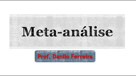 O que é meta estudo?
