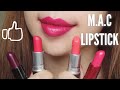 [SWATCH + REVIEW] MAC LIPSTICKS (PT.1) (WITH CC ENGSUB)