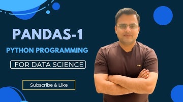 Python Programming Day-14 | Pandas | Series | Data | Data Science
