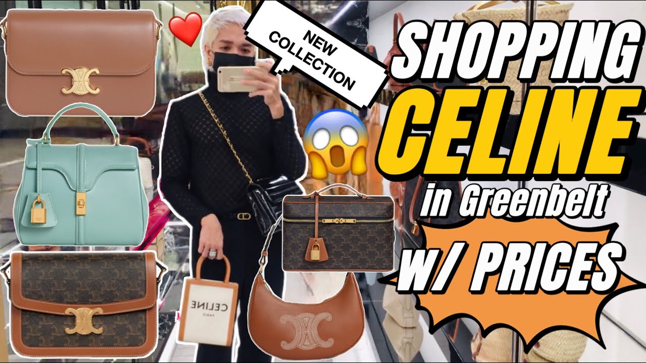 Celine Has The Cutest Trio Of Mini Triomphe Bags - BAGAHOLICBOY