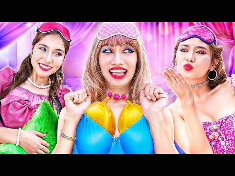 Buổi Tiệc Ngủ Chỉ Dành Cho Các Cô Gái! Kẻ Trộm Lẻn Vào Bữa Tiệc Ngủ Của Các Công Chúa Disney