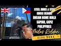 Vlog 83 uk born filipino shows how steel rings  beams are made in dream home build in philippines