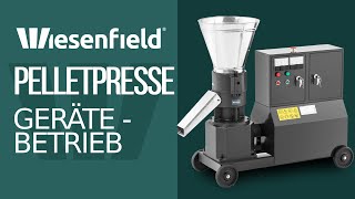 Pelletpresse Wiesenfield Wie-Pm-1000 Gerätebetrieb