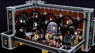 Detailed LEGO Batman Gotham City Police Department with Lights