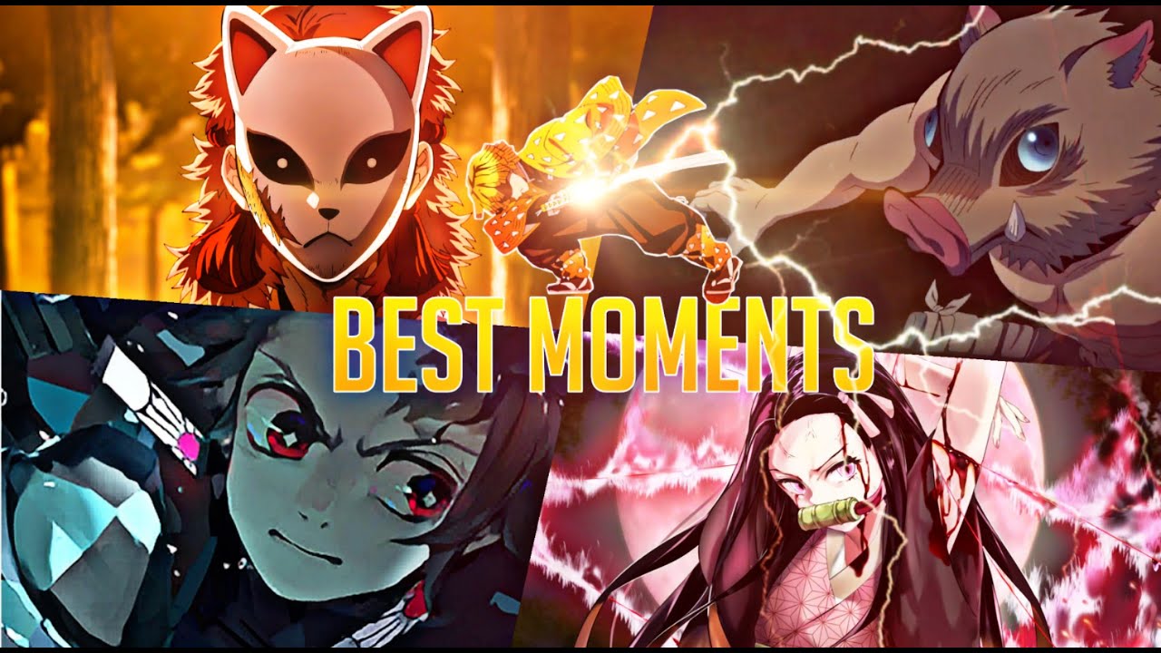 Demon Slayer Best Moments Amv Knuckle Up اقوي القتالات بأنمي قاتل