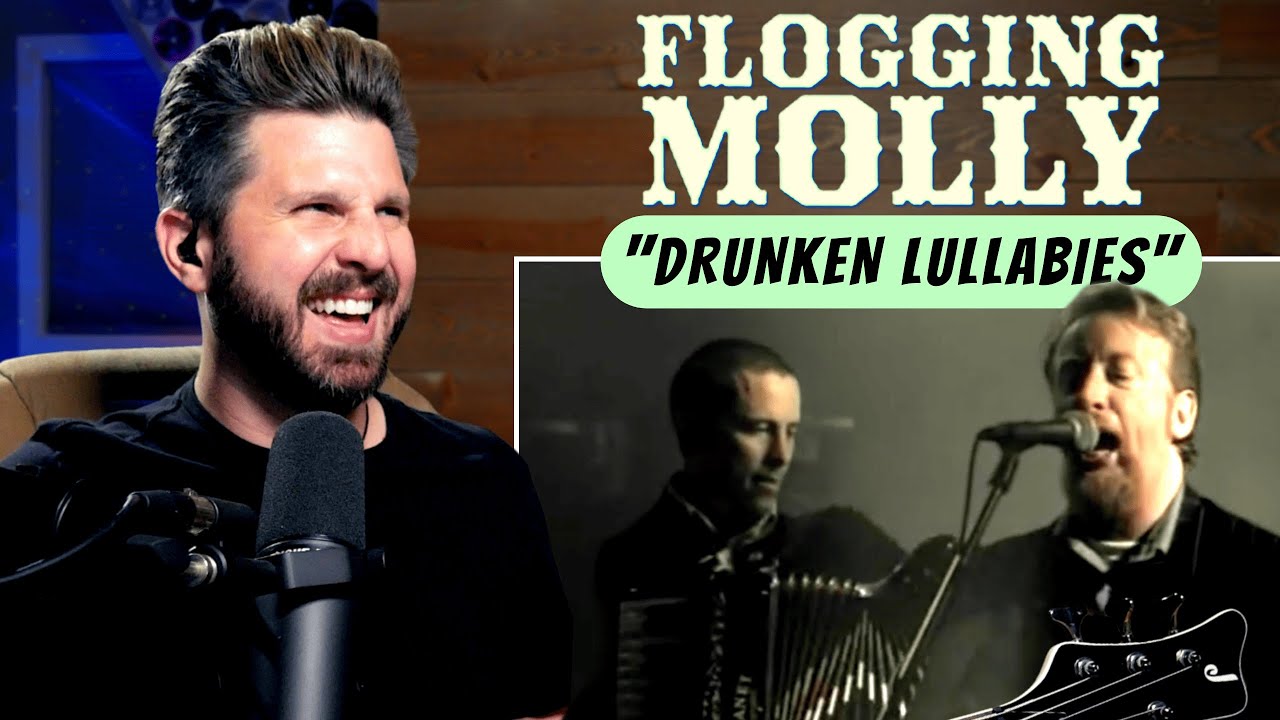 CELTIC Punk?! First Time Hearing FLOGGING MOLLY! Bass Teacher REACTS to "Drunken Lullabies"