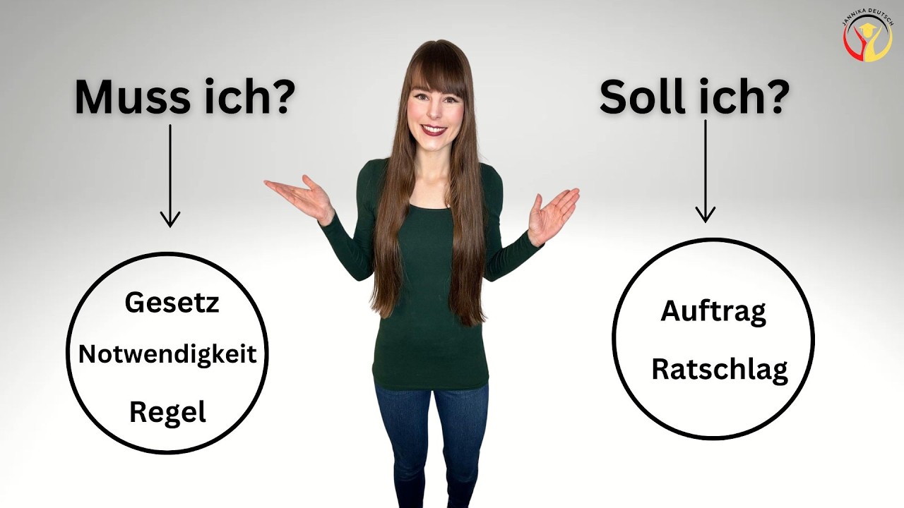 Muss ich oder soll ich? #learngerman #deutschkurs #germancourse #deutschlernen