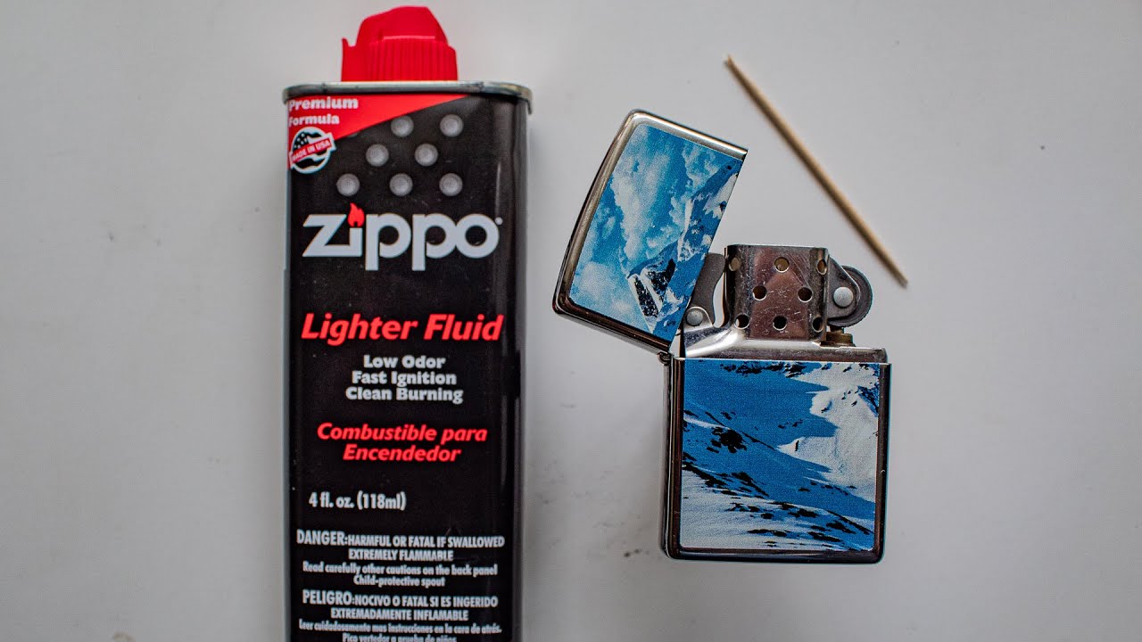 How to Fill/Refill a Zippo Lighter Quick & Easy! YouTube