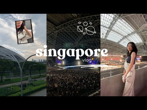 3 days in singapore | coldplay music of the spheres, chinatown, popmart, etc