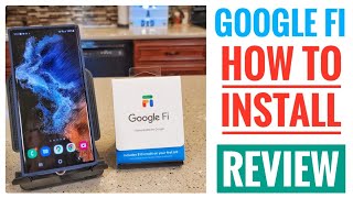 How To Install Google Fi SIM Card Kit Samsung Galaxy S21 & Review How Fast Was The Speed screenshot 5