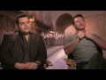 Josh Gad and Luke Evans Raw interview Beauty and the Beast Interview