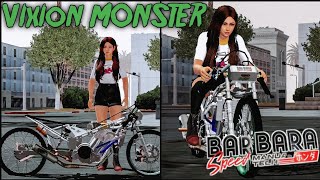 SHARE‼️HEREX VIXION MONSTER BARBARA SPEED KW || GTA SAN ANDREAS