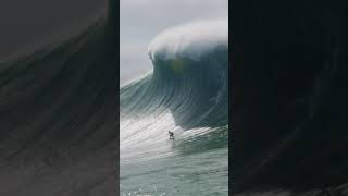 Riding one of the largest waves in the world #EdgeoftheUnknown #shorts