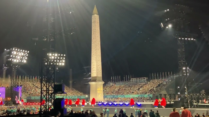 Jeux paralympiques Paris 2024 - Cérémonie d'ouverture -  Les Champs Elysées - Délégation française