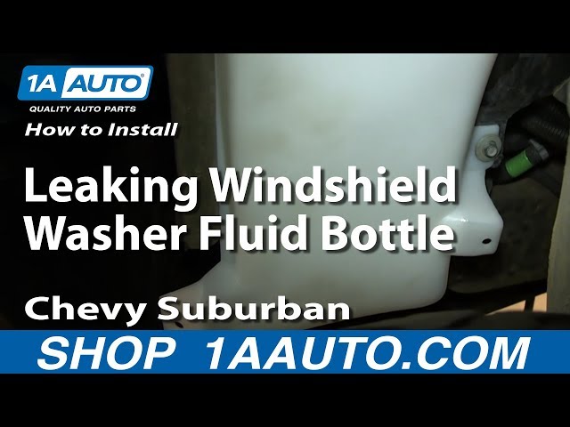 Chevrolet Tahoe – How to add windshield washer fluid 