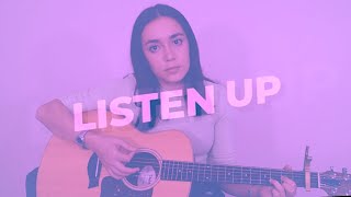 LISTEN UP - LELÊ ★ Acoustic Lyrics Video - Original Song (♡ international women's day ♡)