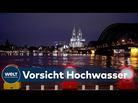 HOCHWASSER AM RHEIN:
