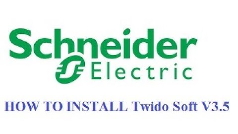 How to Install Twido soft v3.5( schinider plc software)