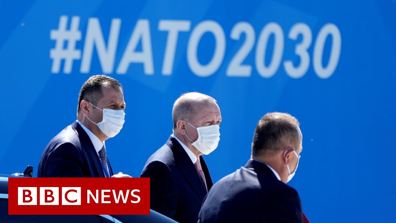 Nato Leaders Meet In Brussels Bbc News Youtube