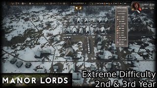 Manor Lords Extreme Difficulty in New Patch  2nd and 3rd Year