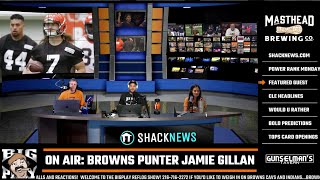 LIVE w/ Browns punter Jamie Gillan and Sam Amico talking Cavs draft!