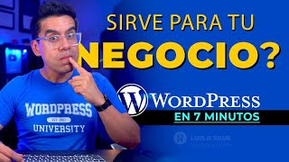 El mejor sitio para crear la PÁGINA WEB de tu negocio online? 🔥 WordPress en 7 minutos ✅ by Luis R. Silva 3,847 views 8 months ago 6 minutes, 55 seconds