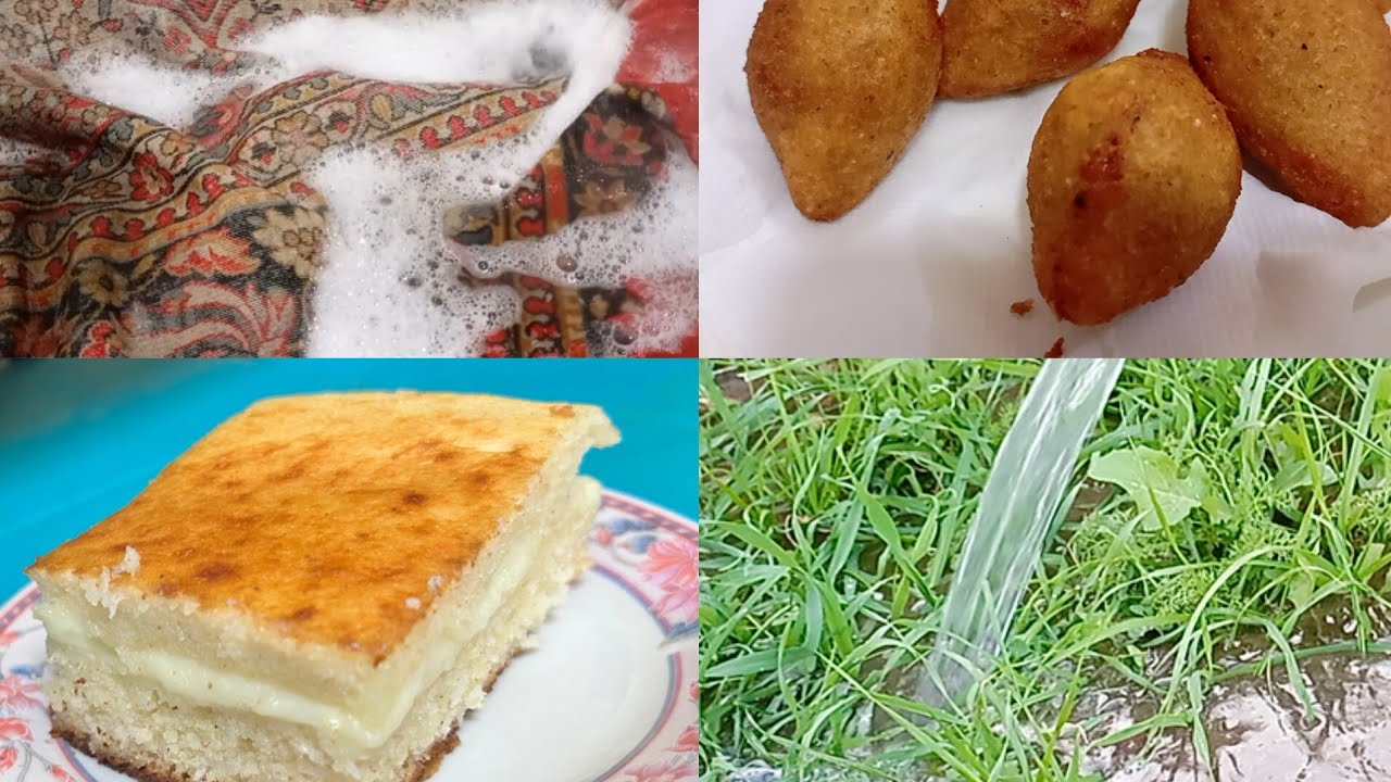 روتين تنظيف بالشتا#بسبوسه محشيه بالمهلبيه# زراعه شتويه #نقع بديل السجاد بالبانيو 😌#اكسبلور #تنظيف 