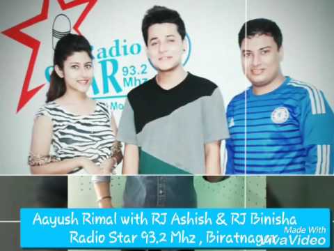 Interview with Aayush Rimal By RJ Ashish & RJ Binisha- Radio Star 93.2 ...