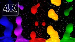 Jazz Lava Lamp Ambient 🤍 4K Relaxing Rainbow Background | TV Screensaver screenshot 3