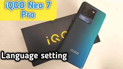 Iqoo Neo 7 Pro Mein Language Kaise Change Karen, How To Change Language Setting In