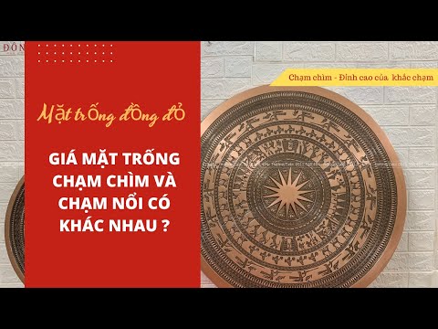 Video Sự khác nhau về giá giữa mặt trống chạm chìm và mặt... - youtube