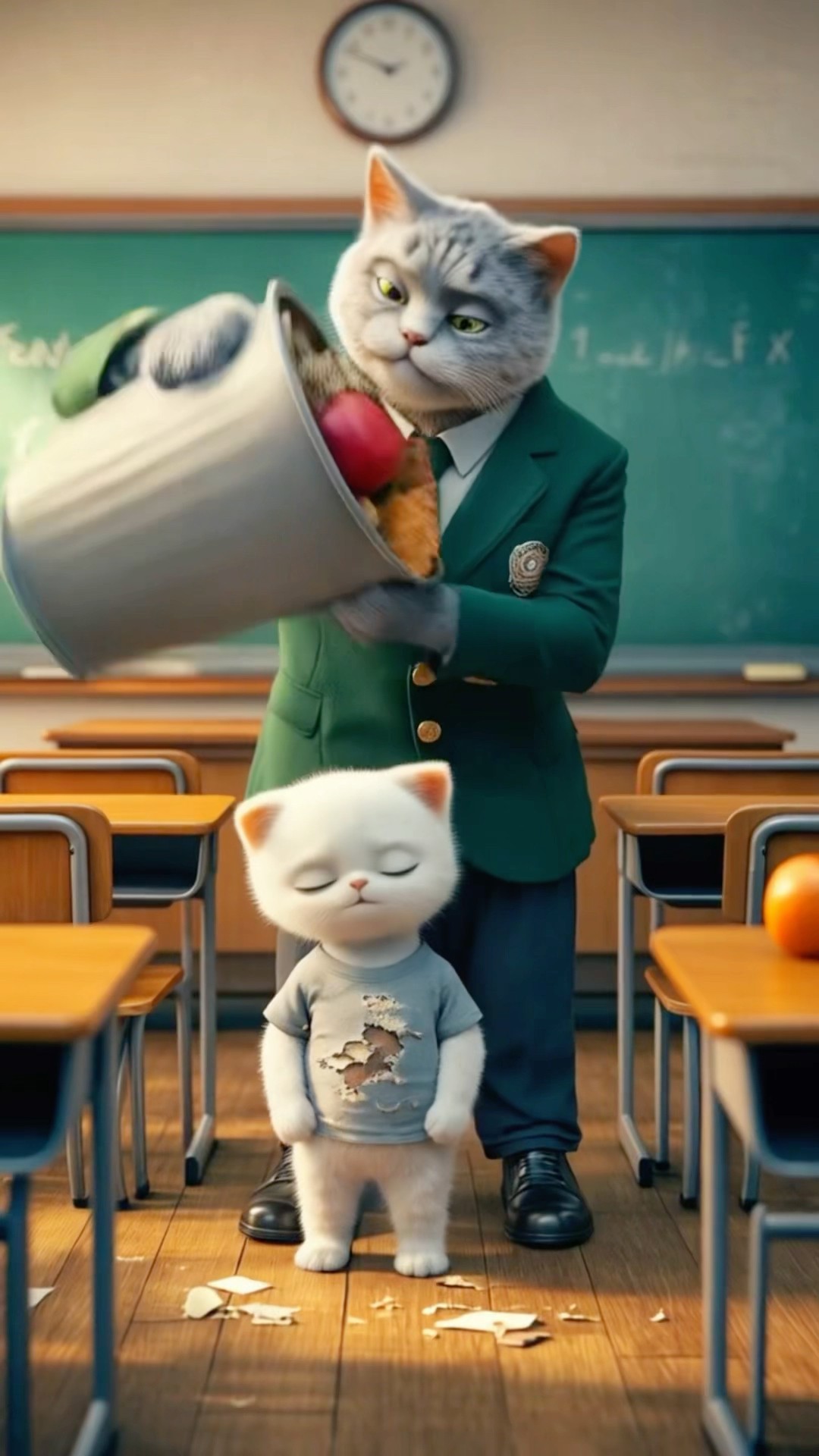 Kitten vs. Bully: The Road to Victory Through Karate! ?