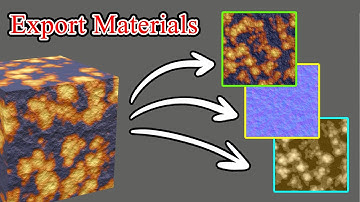 Export Procedural Material or Texture | How To Bake & Export From Blender