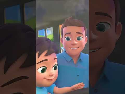 Wheels On The Bus  3 Colored Buses | Newborn Nursery Rhymes & Kids Songs