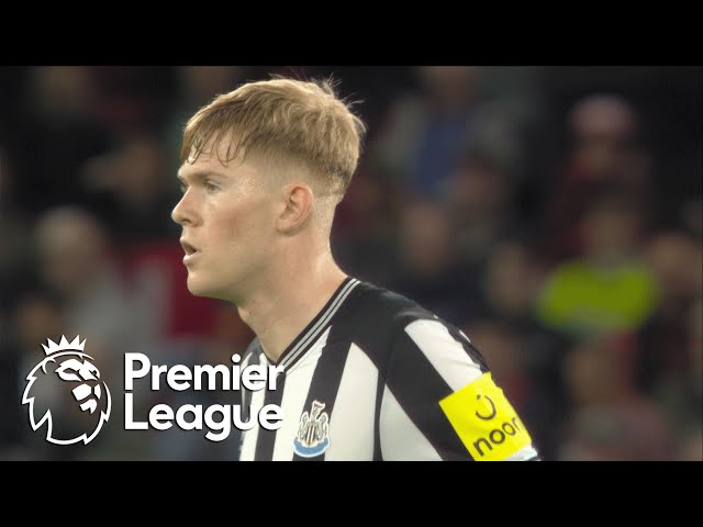 Lewis Hall blasts Newcastle to within one goal of Manchester United | Premier League | NBC Sports