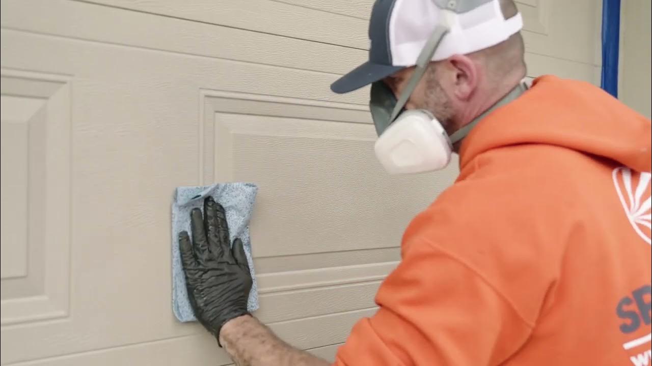 How to paint a garage door the way YouTube
