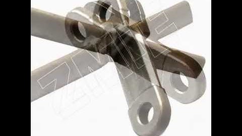 Drop forged scrape conveyor chain