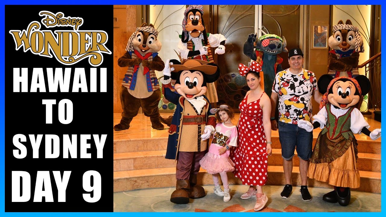 Disney Wonder Hawaii to Sydney Day 9: Pirate Meet & Greet and Stitch Space Goo!