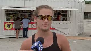 Katy man accused of trying to set fireworks stand on fire Group Sets Off Fireworks Inside Texas Store And Then Steals Fireworks