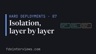 Information Hard Deployments 07 · What isolation you actually guarantee: specify and test every layer Update