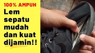 VIDEO PERBANDINGAN RESIKO DAN AKIBAT MEMAKAI LEM SEPATU FOX DAN LEM G KOREA