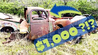 I Spent $1,000 on this RUSTY JUNK! Can I Make Any Money?
