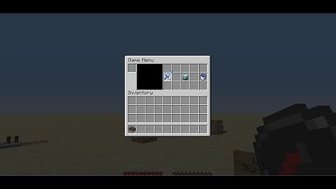 Minecraft: Redstone: Portable GUI Menu Chest Commands: Prototype #1