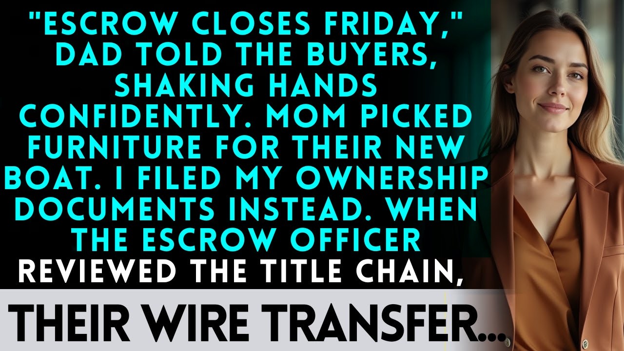 Parents Scheduled Closing On My Rental Property — Then The Escrow Company Discovered