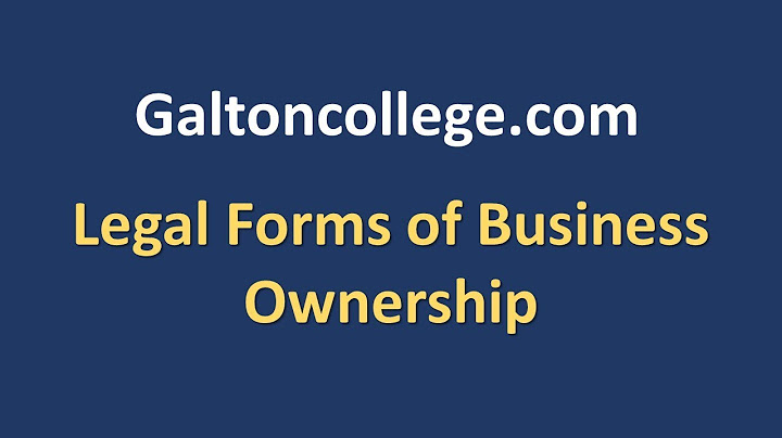 What is a form of business ownership in which two or more people jointly own a business?