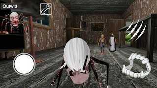 Playing As [ Mom Spider ] In Granny 1.9 Mod Menu  Outwitt Mod Ciber Hacker menu Granny #granny 