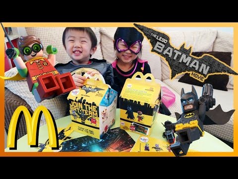 LEGO Batman Movie | Happy Meal | Family Fun | Egg Surprises - Cherry & Richie Toy Surprise