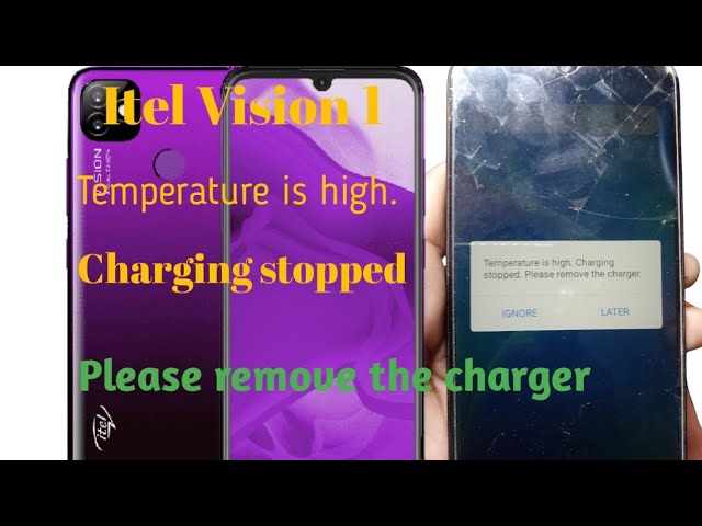 🔥Itel Vision 1 Temperature is high.charging stopped Please remove the charger Problem solution 2022