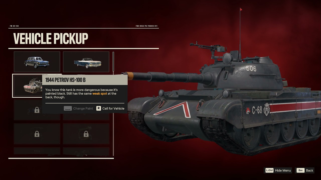 Far Cry 6 Unlock Tank No Emp