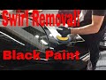 How to remove Swirls, Light Scratches And Other Imperfections From Black Finishes! (ClearCoat)